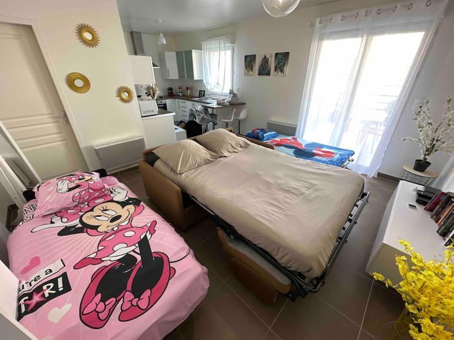 Proche Disney Et Paris - Studio Terrasse Et Parking Prive مونتِفرا المظهر الخارجي الصورة